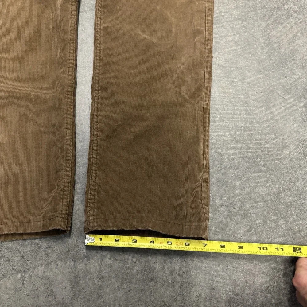 Men's Brown Dockers Corudory Slim Straight Leg Pants Earthtone Preppy 36x30